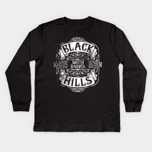 Black Hills South Dakota Kids Long Sleeve T-Shirt